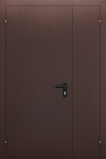 Дверь в коридор противопожарная коричневая