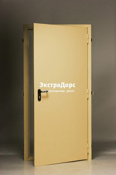 Дверь глухая противопожарная EI 30 ДМП желтая в Щёлково  купить