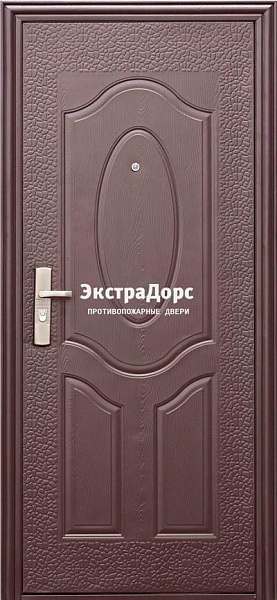 Дверь противопожарная утепленная металлическая глухая EI 30 с ламинатом в Щёлково  купить