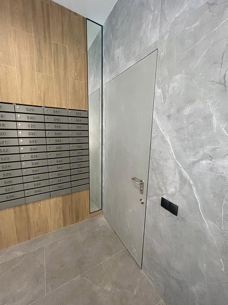 Огнестойкая дверь со скрытыми петлями